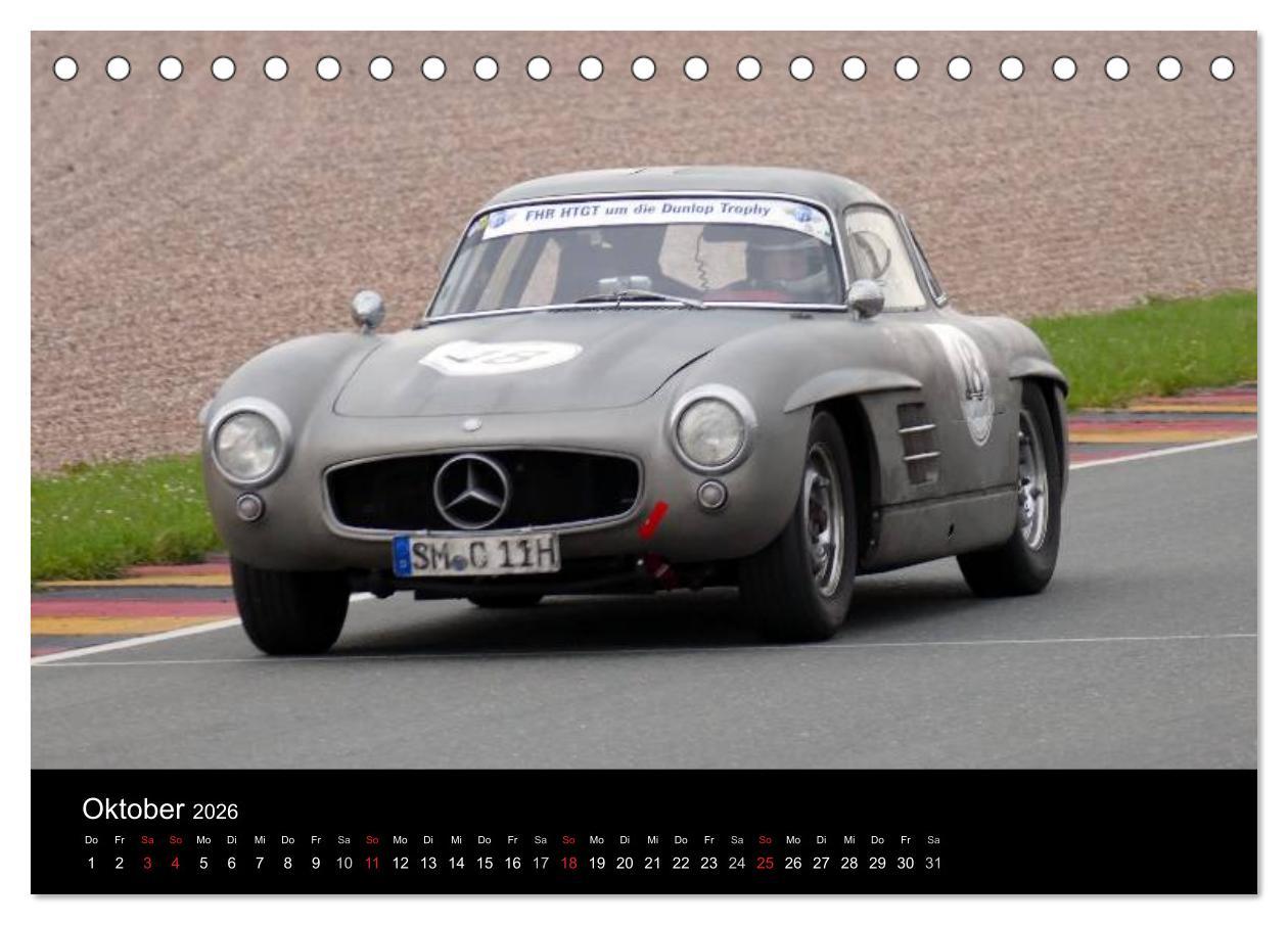 Beispielinhalt (Bild) Sachsenring Classic (Tischkalender 2026 DIN A5 quer), CALVENDO Monatskalender