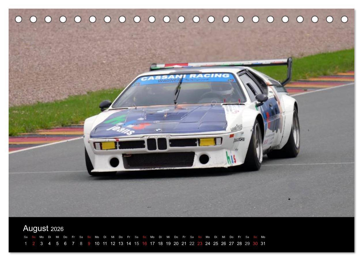 Beispielinhalt (Bild) Sachsenring Classic (Tischkalender 2026 DIN A5 quer), CALVENDO Monatskalender