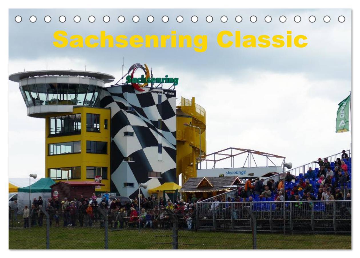 Vorderes Coverbild Sachsenring Classic (Tischkalender 2026 DIN A5 quer), CALVENDO Monatskalender
