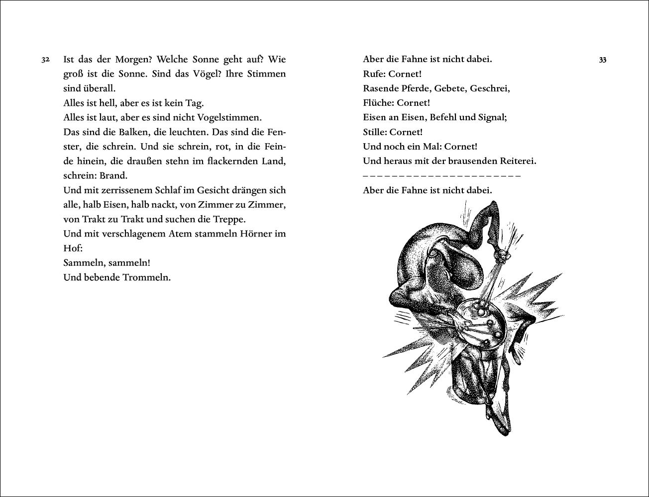 Beispielinhalt (Bild) Die Weise von Liebe und Tod des Cornets Christoph Rilke