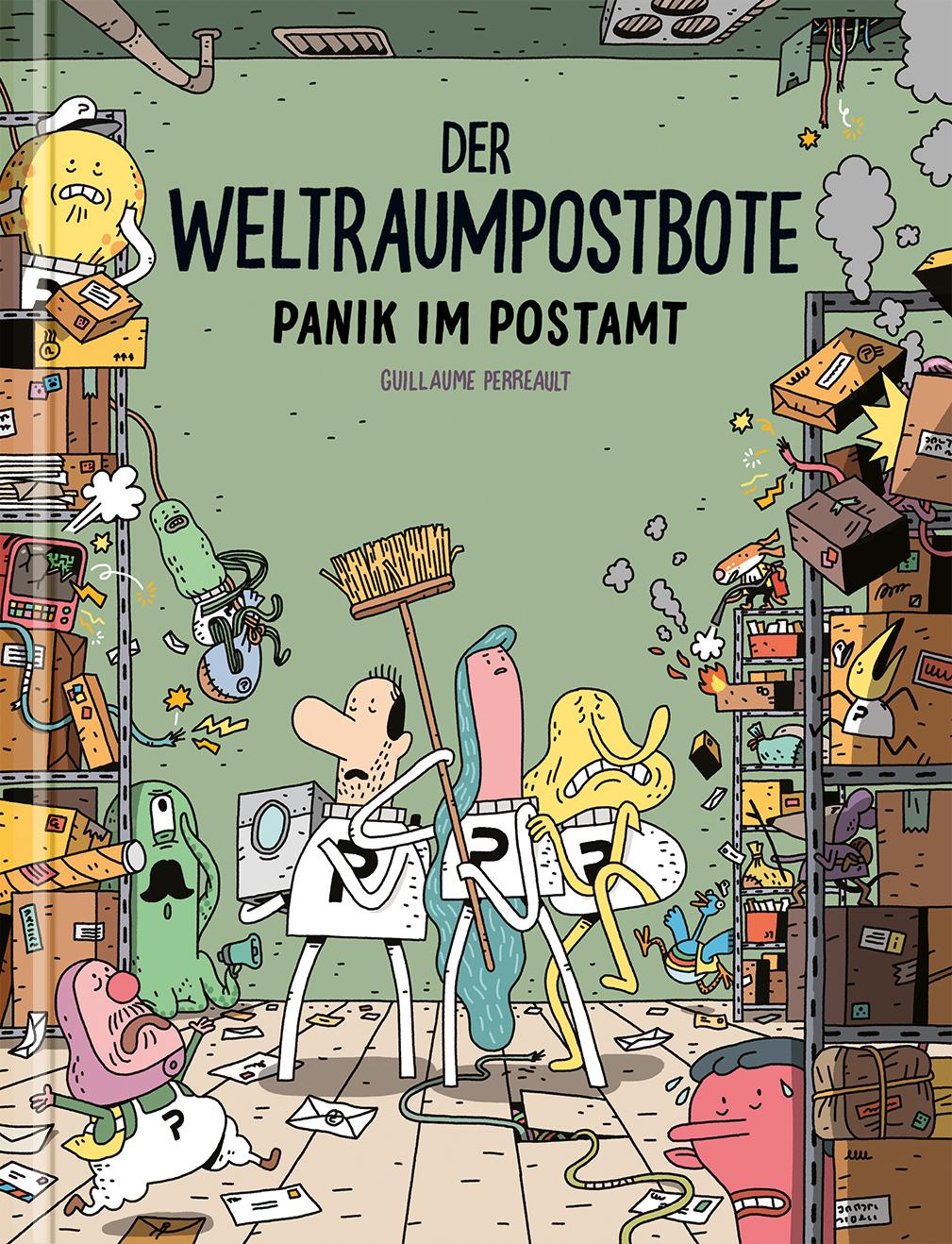 Vorderes Coverbild Der Weltraumpostbote - Panik im Postamt