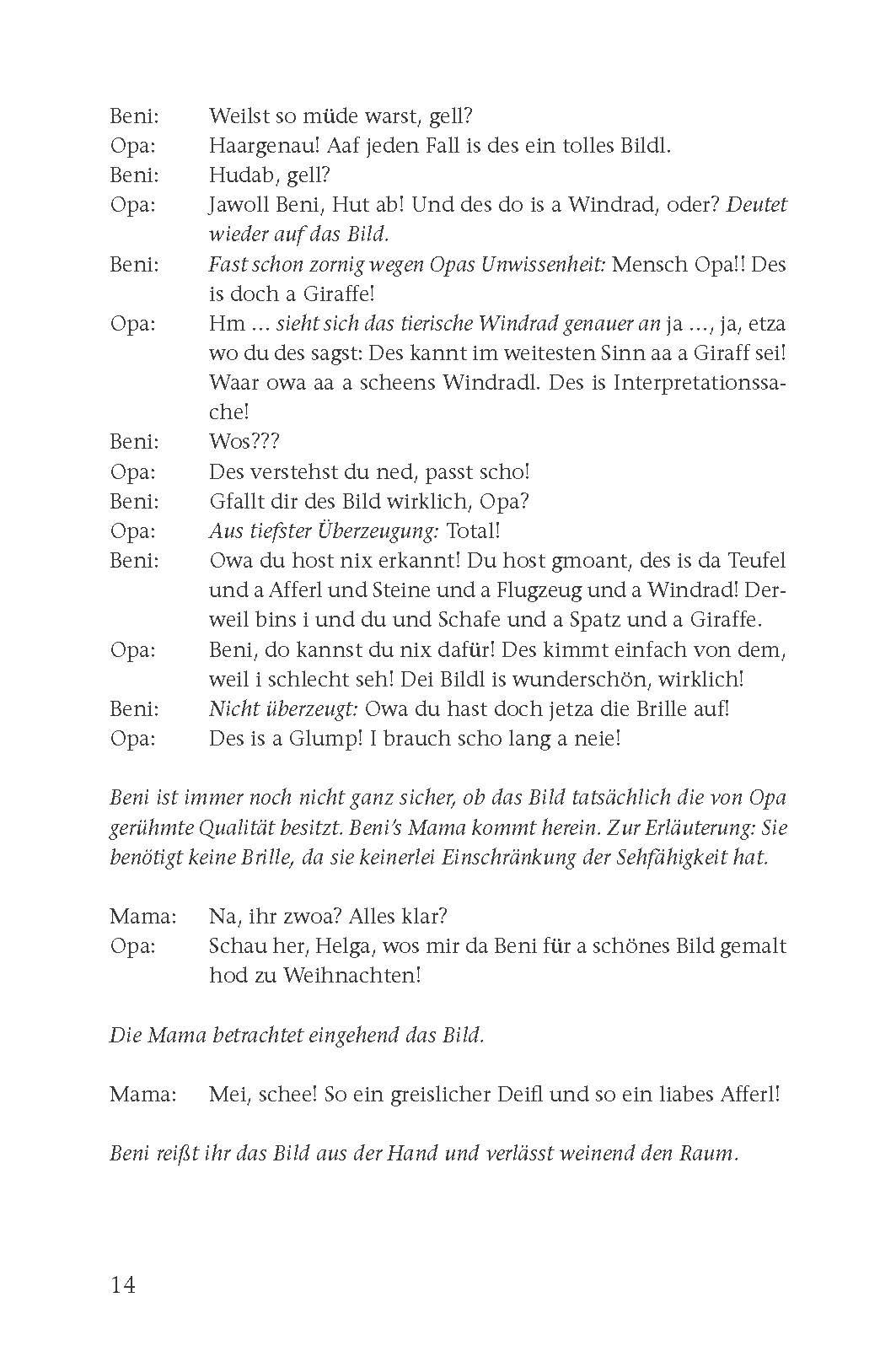 Beispielinhalt (Bild) A scheene Bescherung