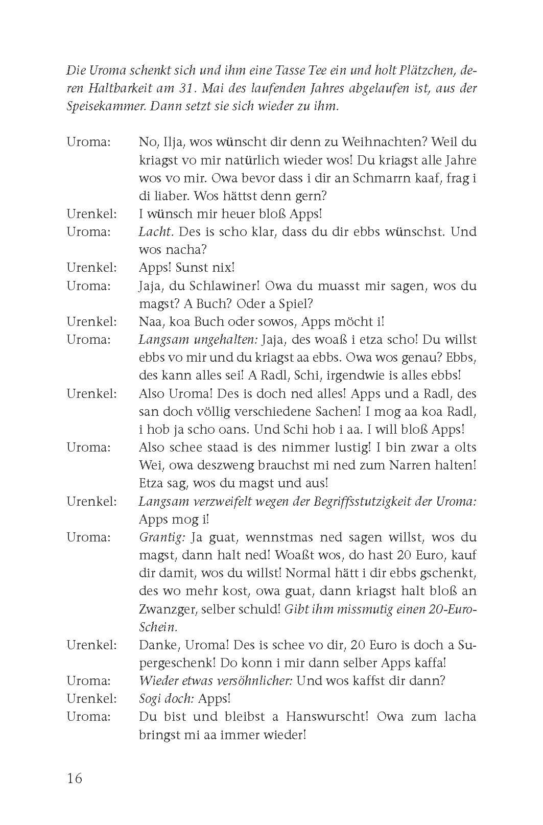 Beispielinhalt (Bild) A scheene Bescherung