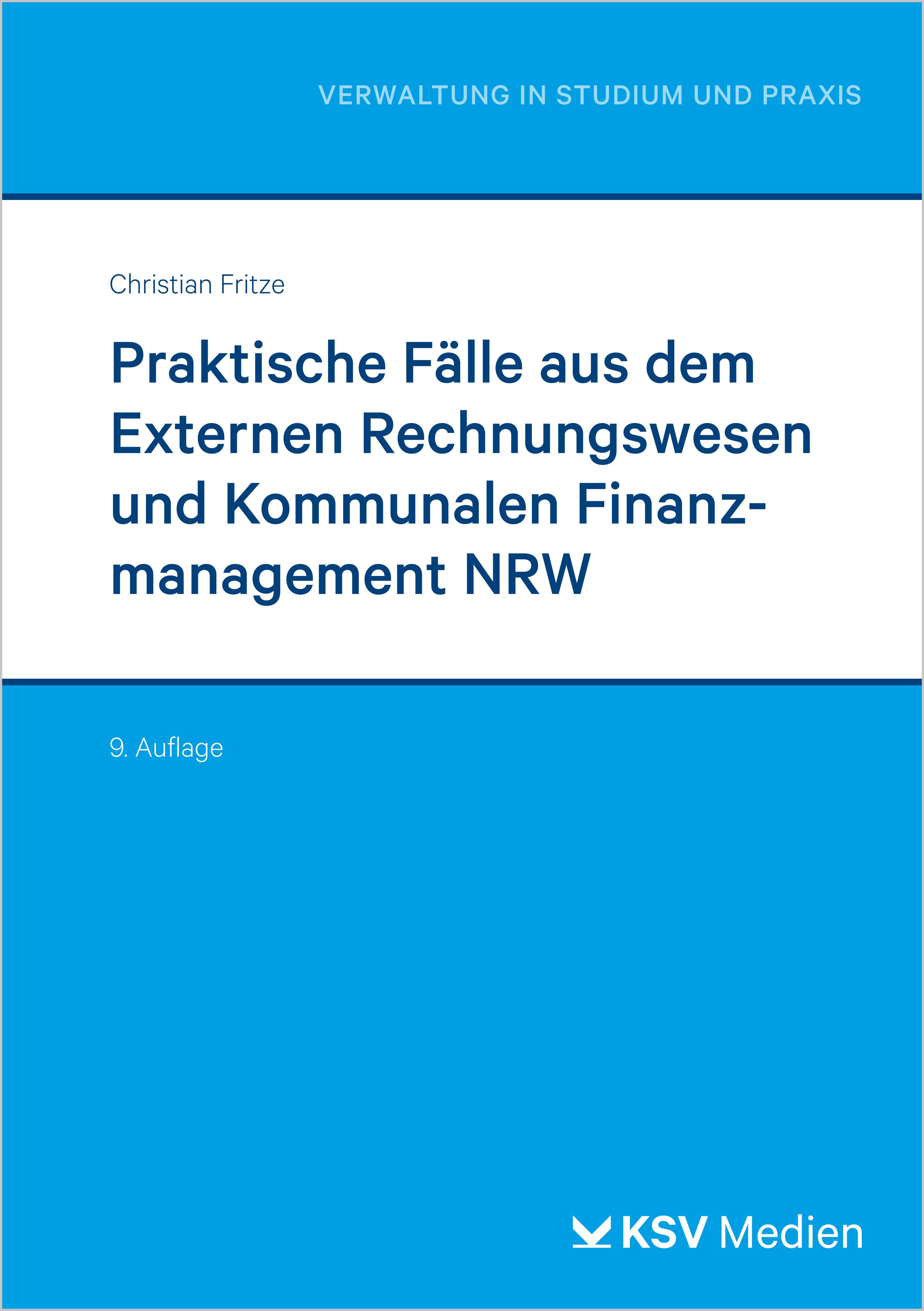 Vorderes Coverbild Praktische Fälle aus dem Externen Rechnungswesen und Kommunalen Finanzmanagement NRW