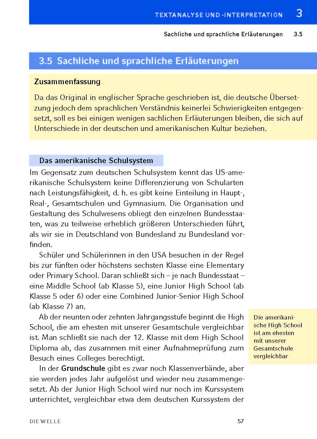 Beispielinhalt (Bild) Die Welle - Textanalyse und Interpretation