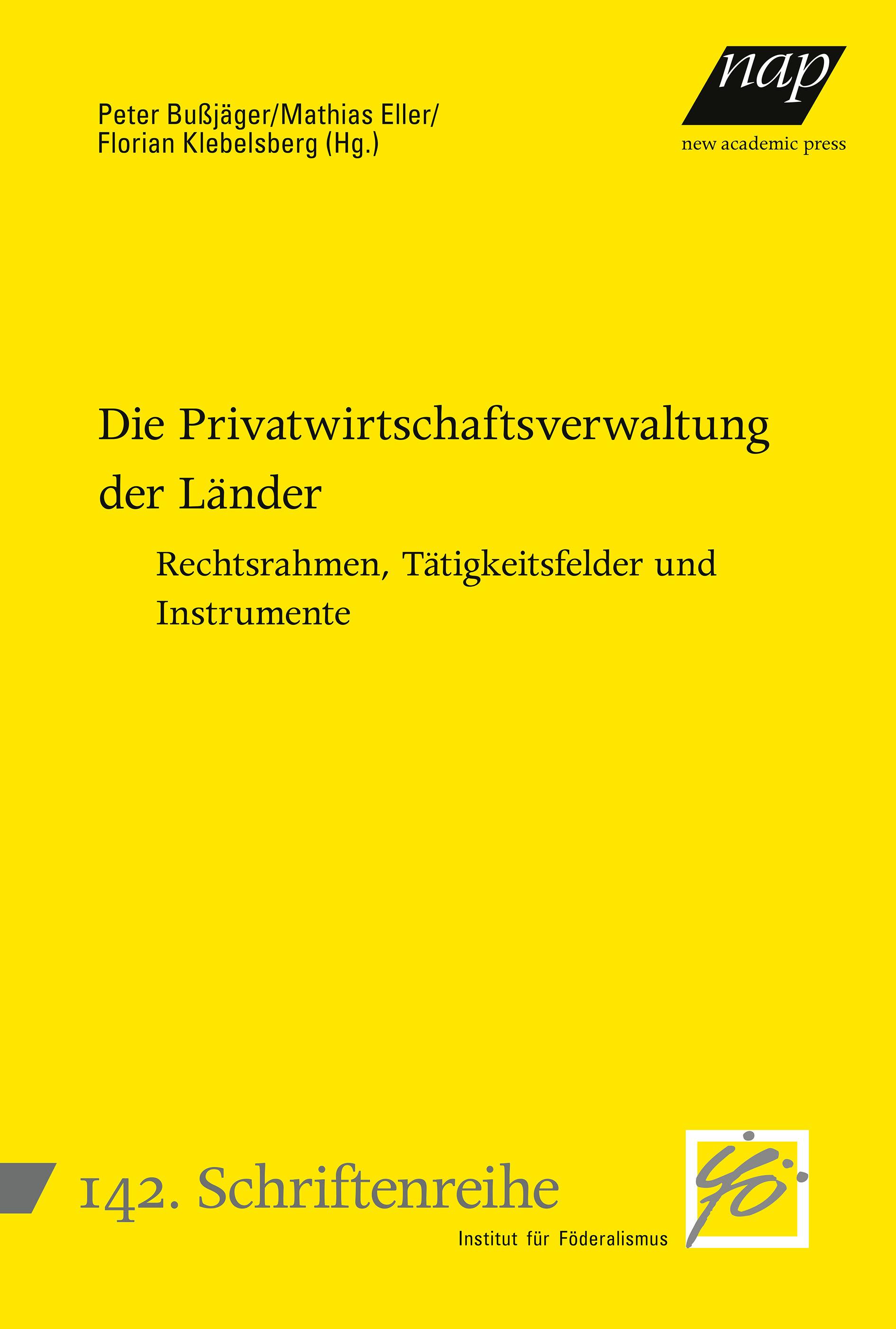 Vorderes Coverbild Die Privatwirtschaftsverwaltung der Länder