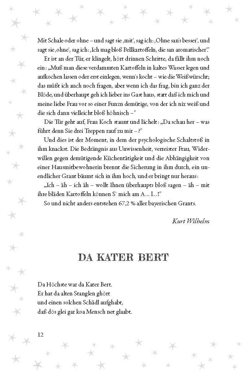 Beispielinhalt (Bild) Das Nachtkastlbuch