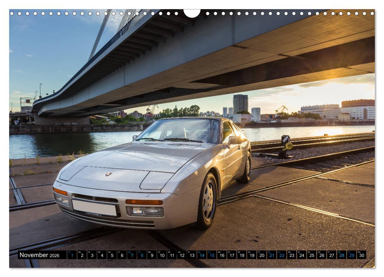 Beispielinhalt (Bild) Porsche 944 S2 (Wandkalender 2026 DIN A3 quer), CALVENDO Monatskalender