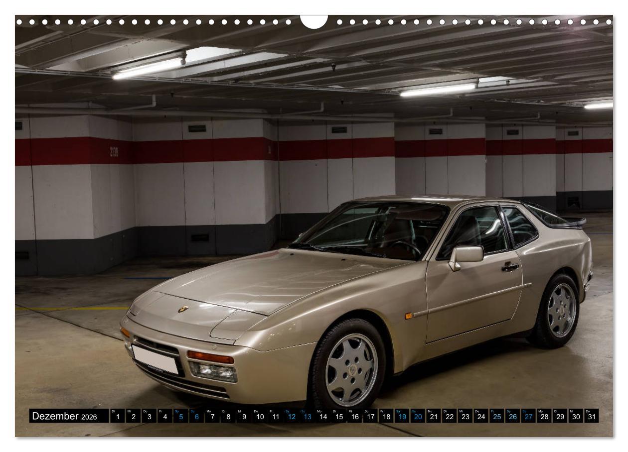 Beispielinhalt (Bild) Porsche 944 S2 (Wandkalender 2026 DIN A3 quer), CALVENDO Monatskalender