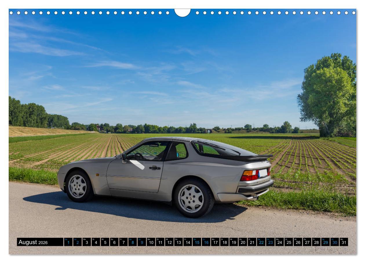 Beispielinhalt (Bild) Porsche 944 S2 (Wandkalender 2026 DIN A3 quer), CALVENDO Monatskalender