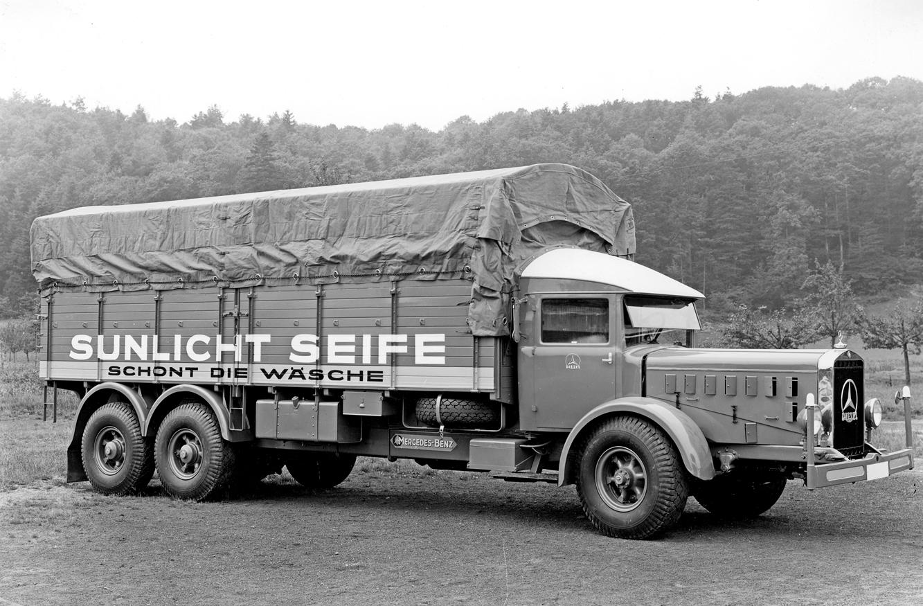 Beispielinhalt (Bild) Die schweren Lastwagen von Mercedes-Benz bis 1945