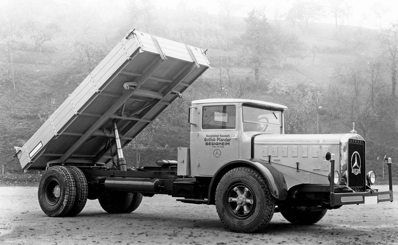 Beispielinhalt (Bild) Die schweren Lastwagen von Mercedes-Benz bis 1945