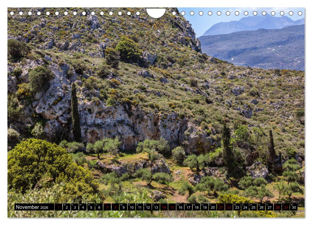 Beispielinhalt (Bild) Ostkreta - Zwischen Sitia und Ierapetra (Wandkalender 2026 DIN A4 quer), CALVENDO Monatskalender