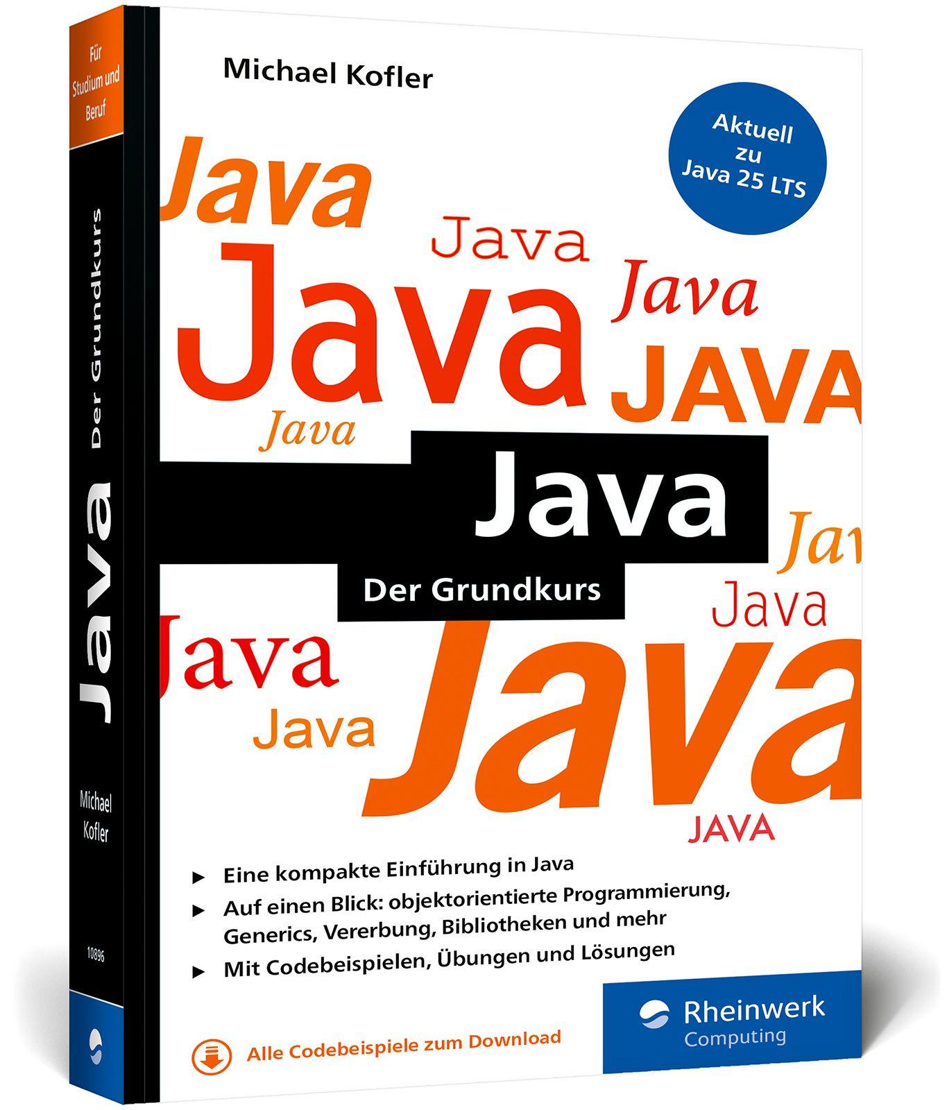 Vorderes Coverbild Java