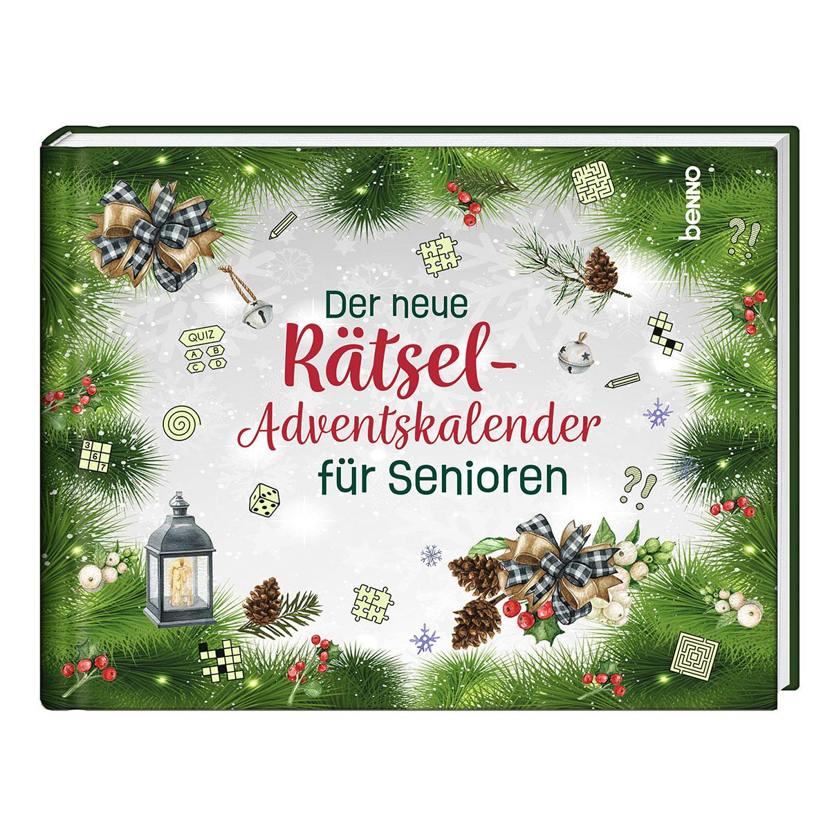 Vorderes Coverbild Der neue Rätsel-Adventskalender für Senioren