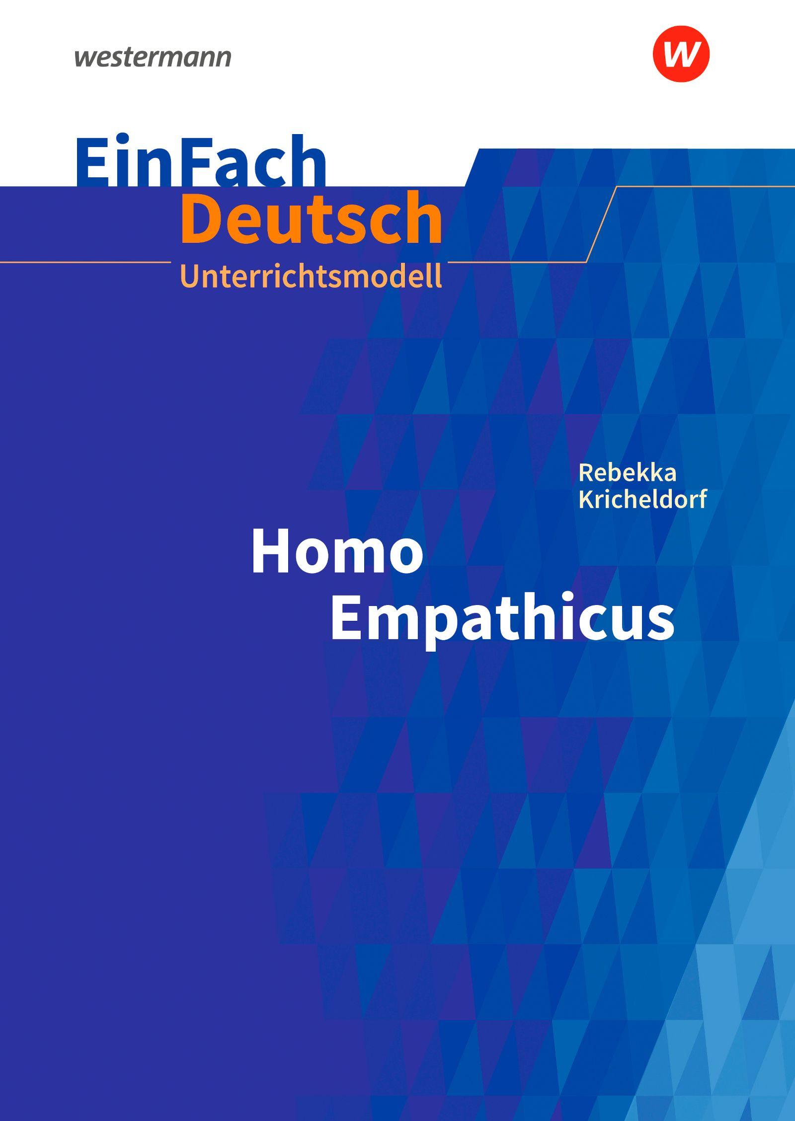 Vorderes Coverbild Homo Empathicus. EinFach Deutsch Unterrichtsmodelle