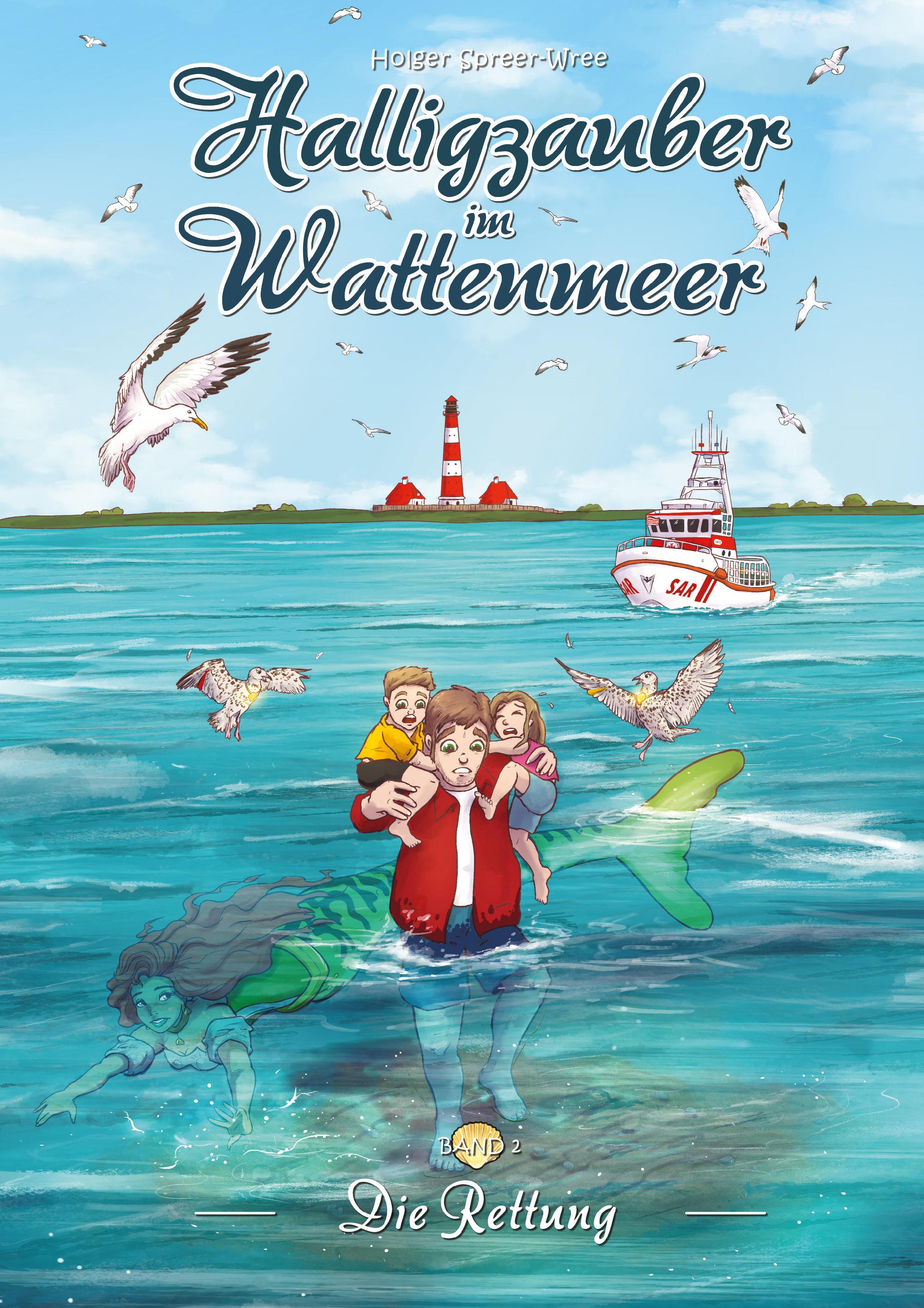 Vorderes Coverbild Halligzauber im Wattenmeer 2