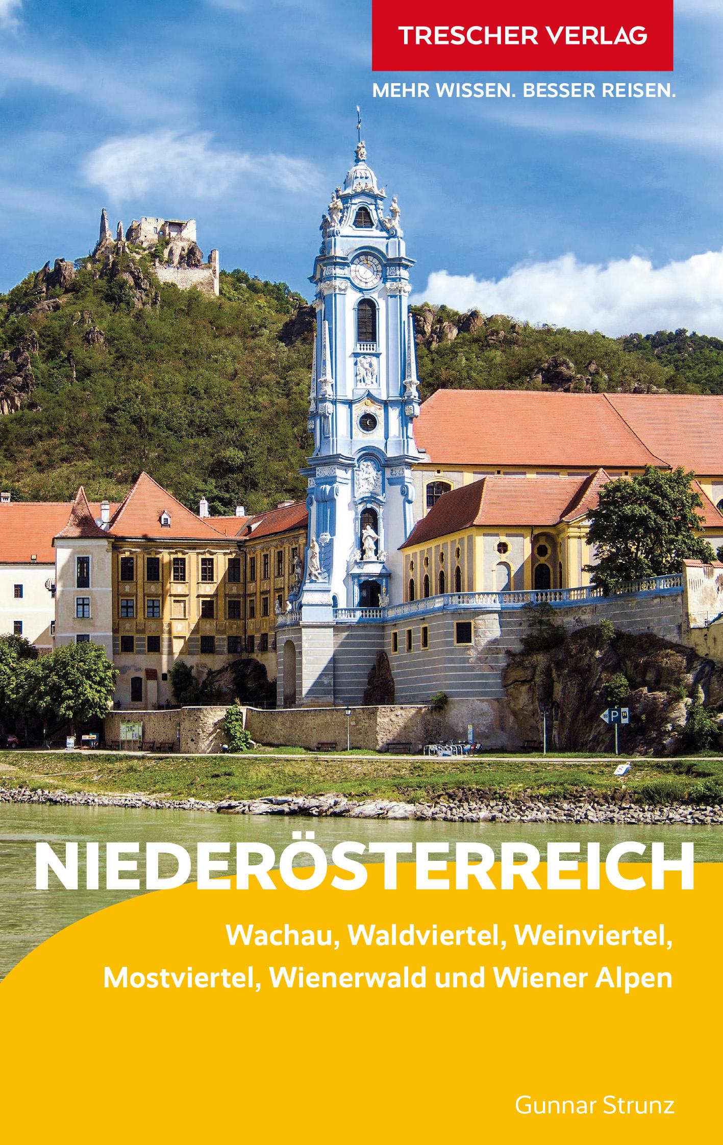 Vorderes Coverbild TRESCHER Reiseführer Niederösterreich