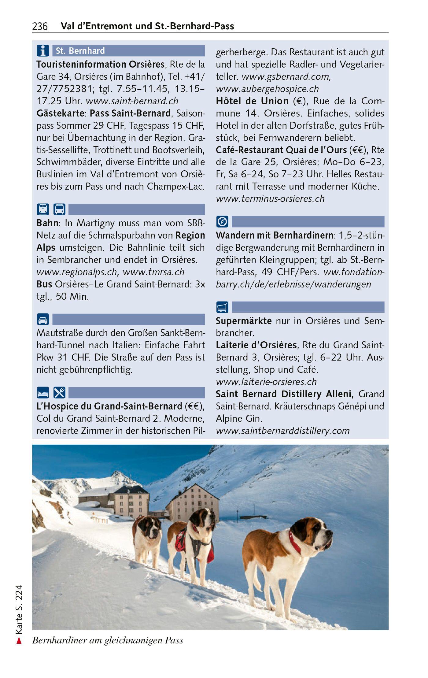 Beispielinhalt (Bild) TRESCHER Reiseführer Wallis