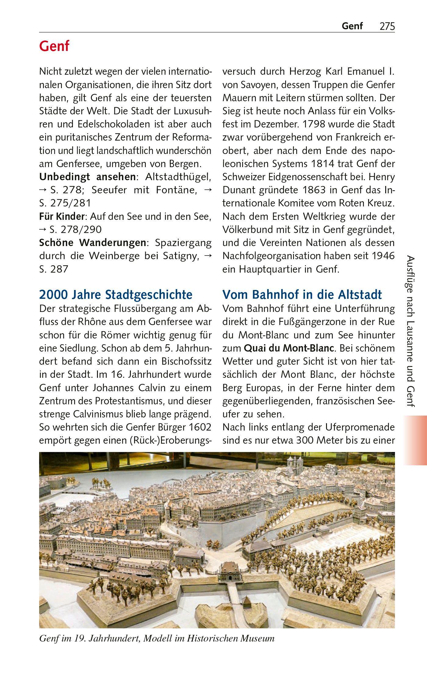 Beispielinhalt (Bild) TRESCHER Reiseführer Wallis