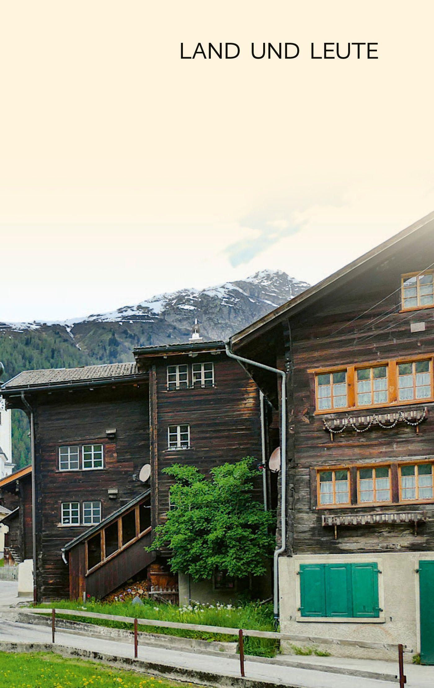 Beispielinhalt (Bild) TRESCHER Reiseführer Wallis