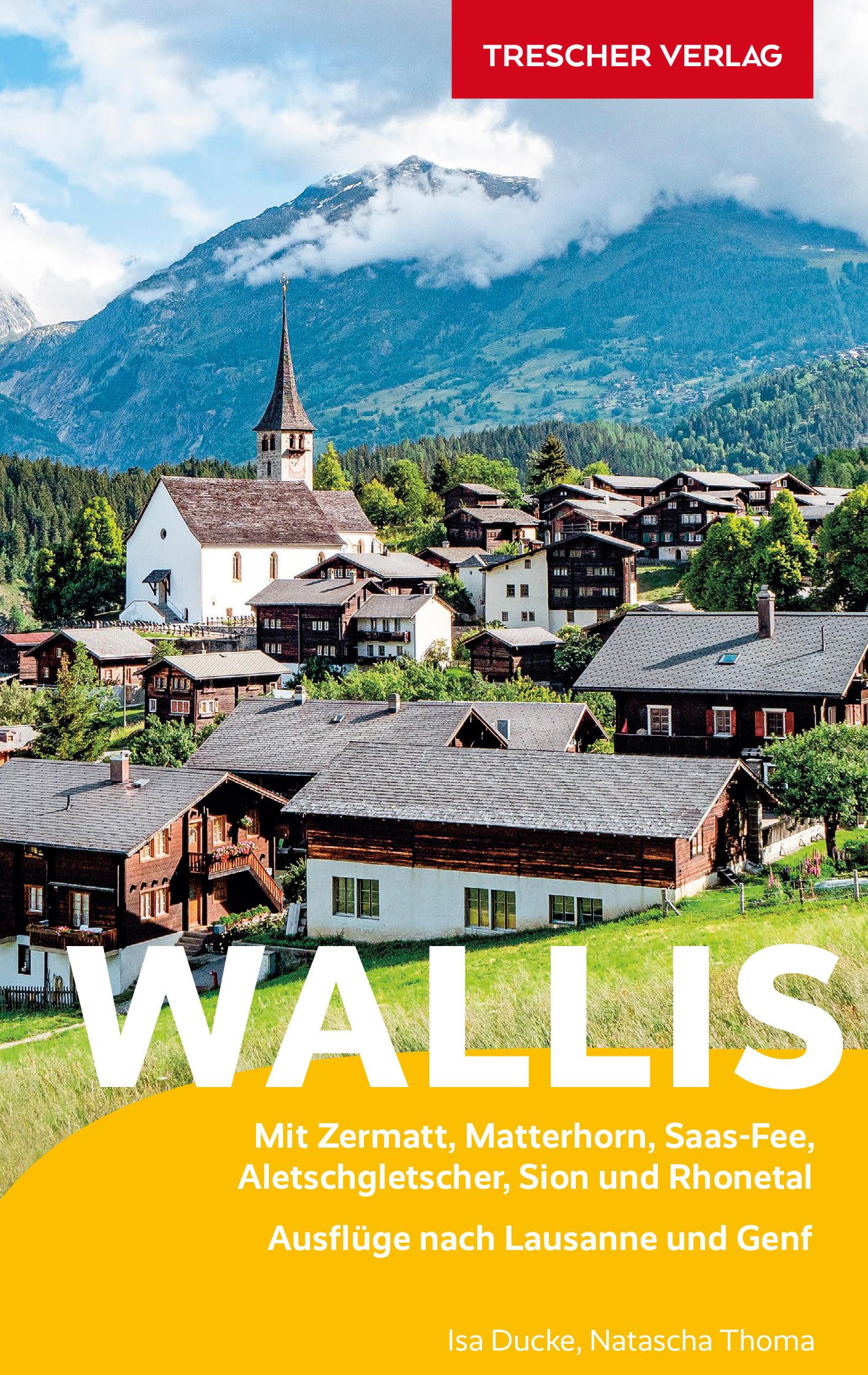 Vorderes Coverbild TRESCHER Reiseführer Wallis