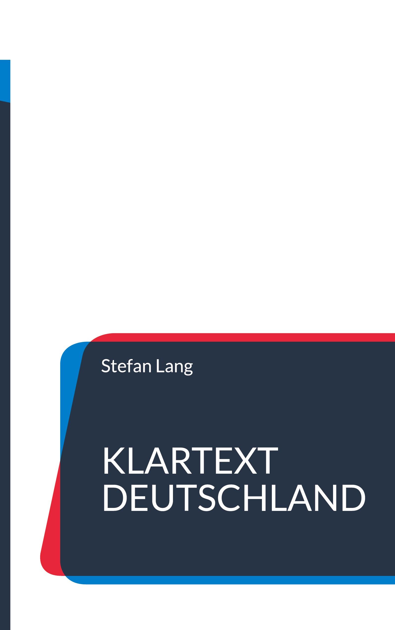 Vorderes Coverbild Klartext Deutschland