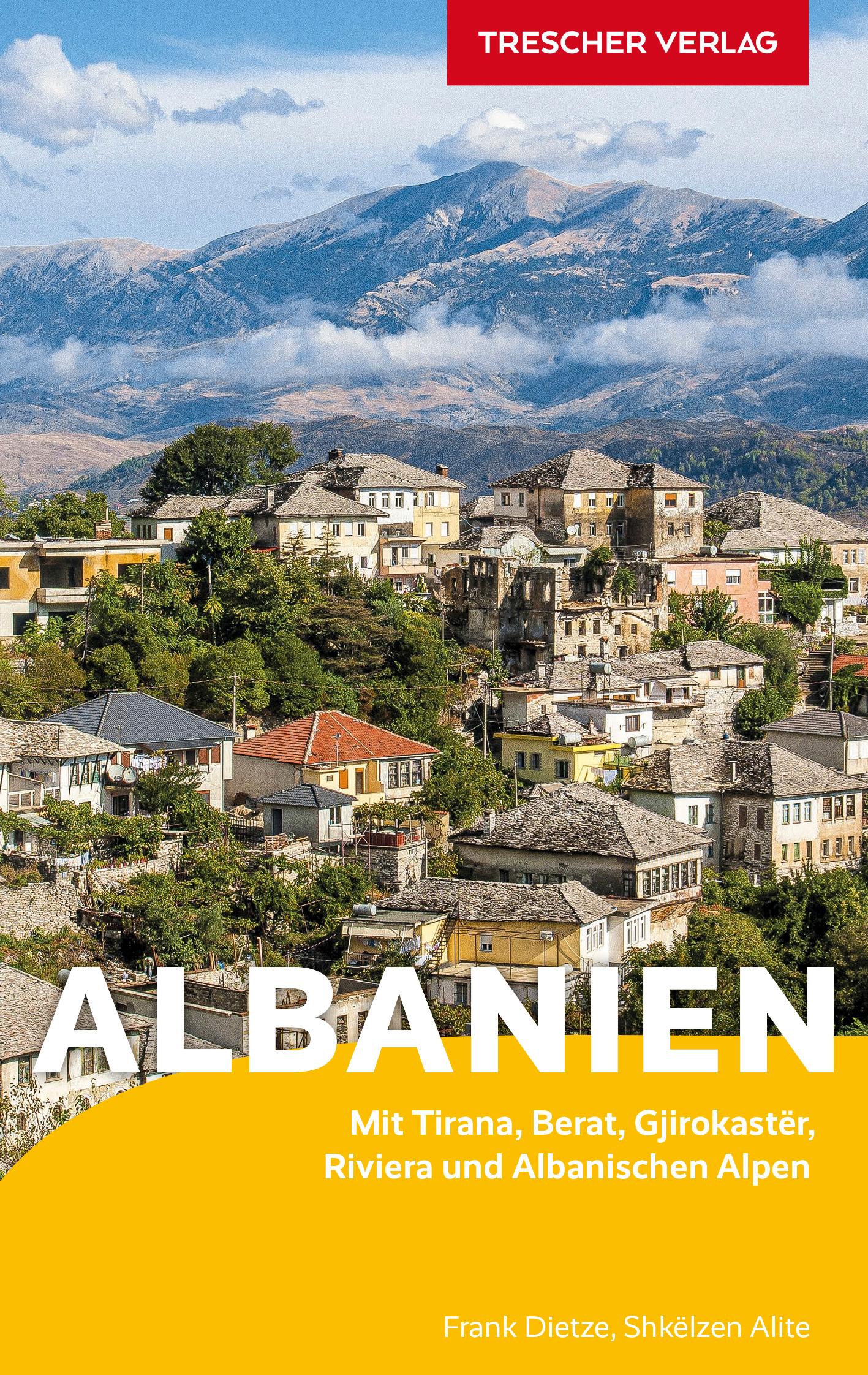 Vorderes Coverbild TRESCHER Reiseführer Albanien