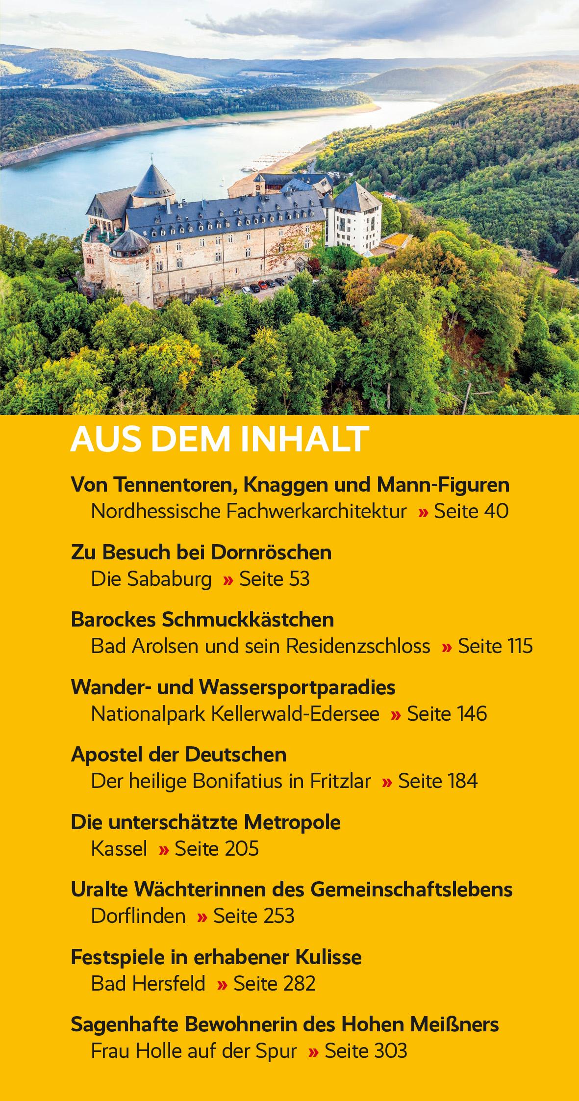 Beispielinhalt (Bild) TRESCHER Reiseführer Nordhessen