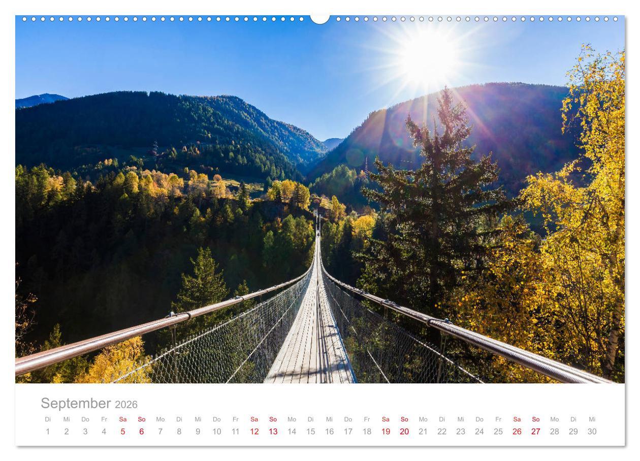 Beispielinhalt (Bild) TRAUMZIELE DER SCHWEIZ Impressionen (hochwertiger Premium Wandkalender 2026 DIN A2 quer), Kunstdruck in Hochglanz