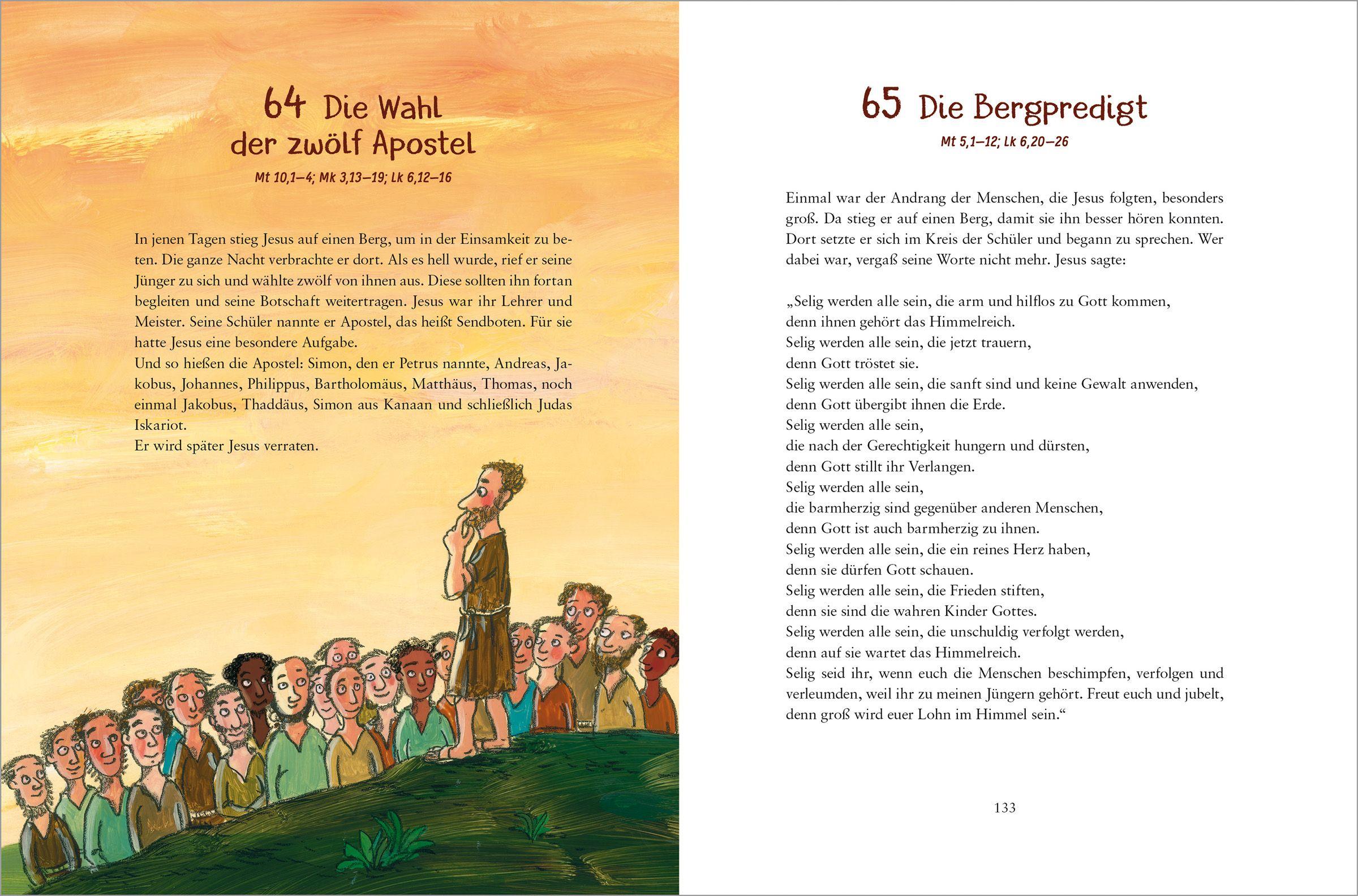 Beispielinhalt (Bild) Herders Bibel zur Erstkommunion