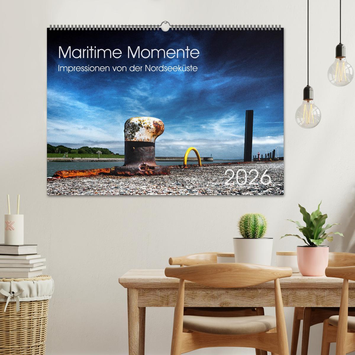 Beispielinhalt (Bild) Maritime Momente (Wandkalender 2026 DIN A2 quer), CALVENDO Monatskalender