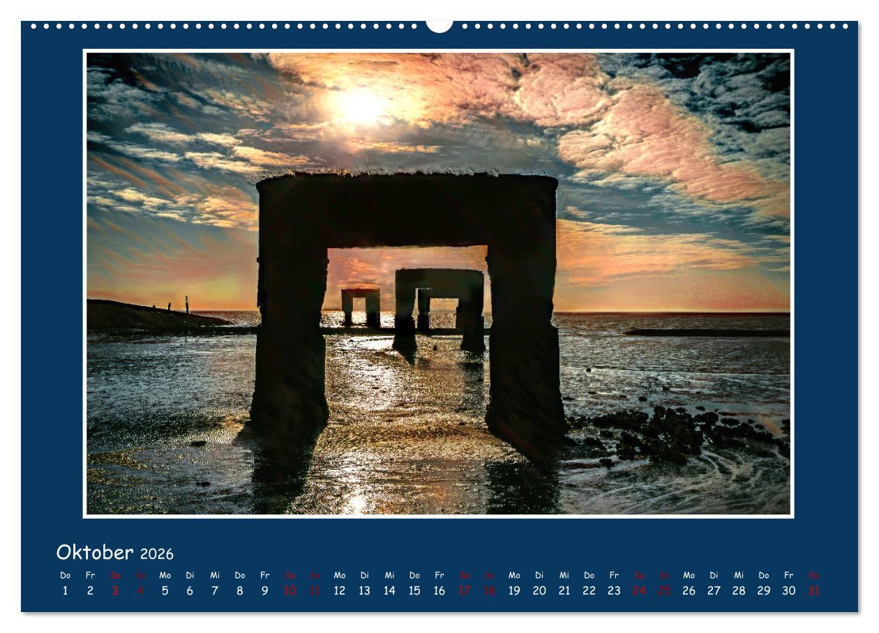 Beispielinhalt (Bild) Maritime Momente (Wandkalender 2026 DIN A2 quer), CALVENDO Monatskalender