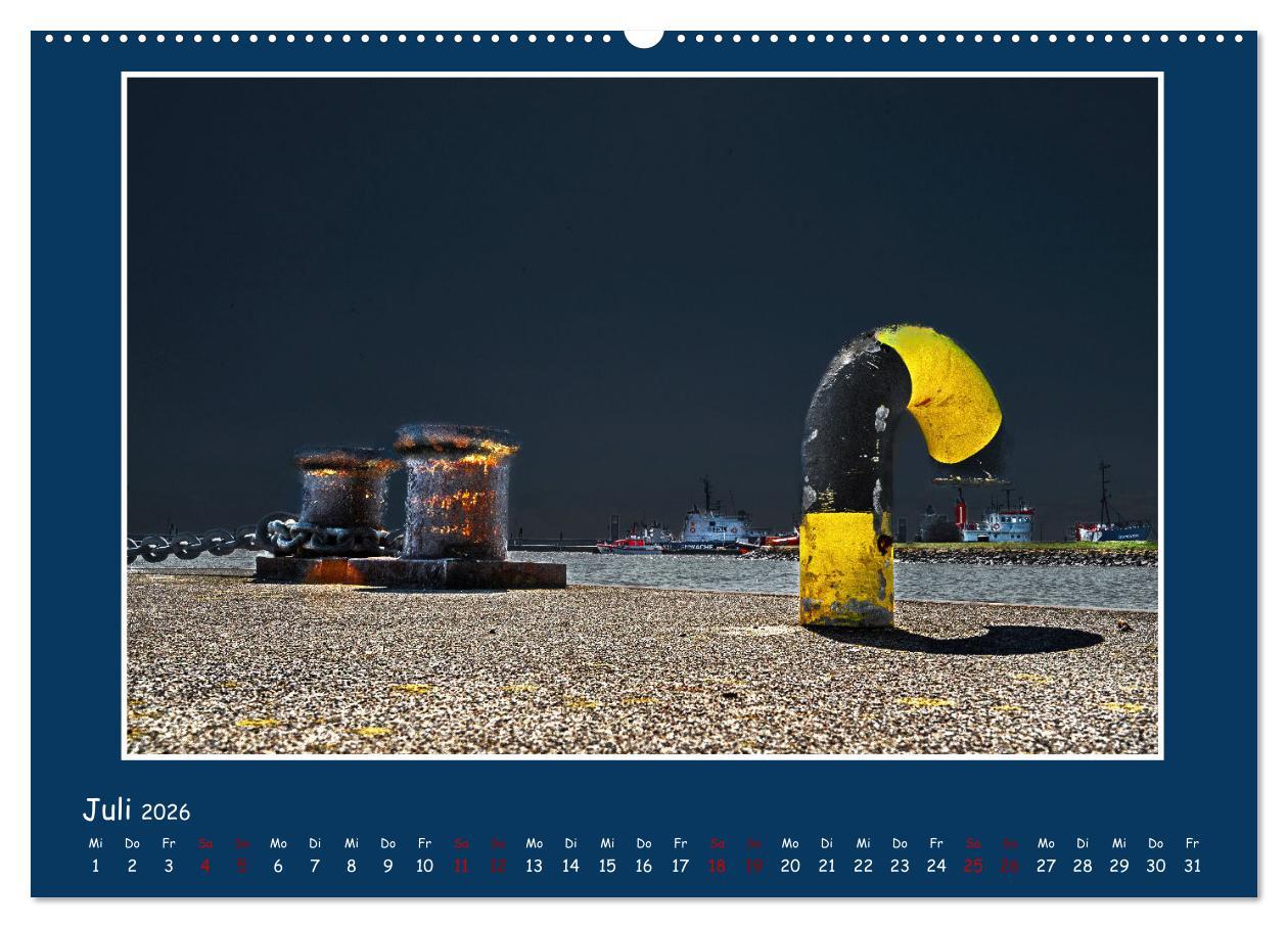 Beispielinhalt (Bild) Maritime Momente (Wandkalender 2026 DIN A2 quer), CALVENDO Monatskalender
