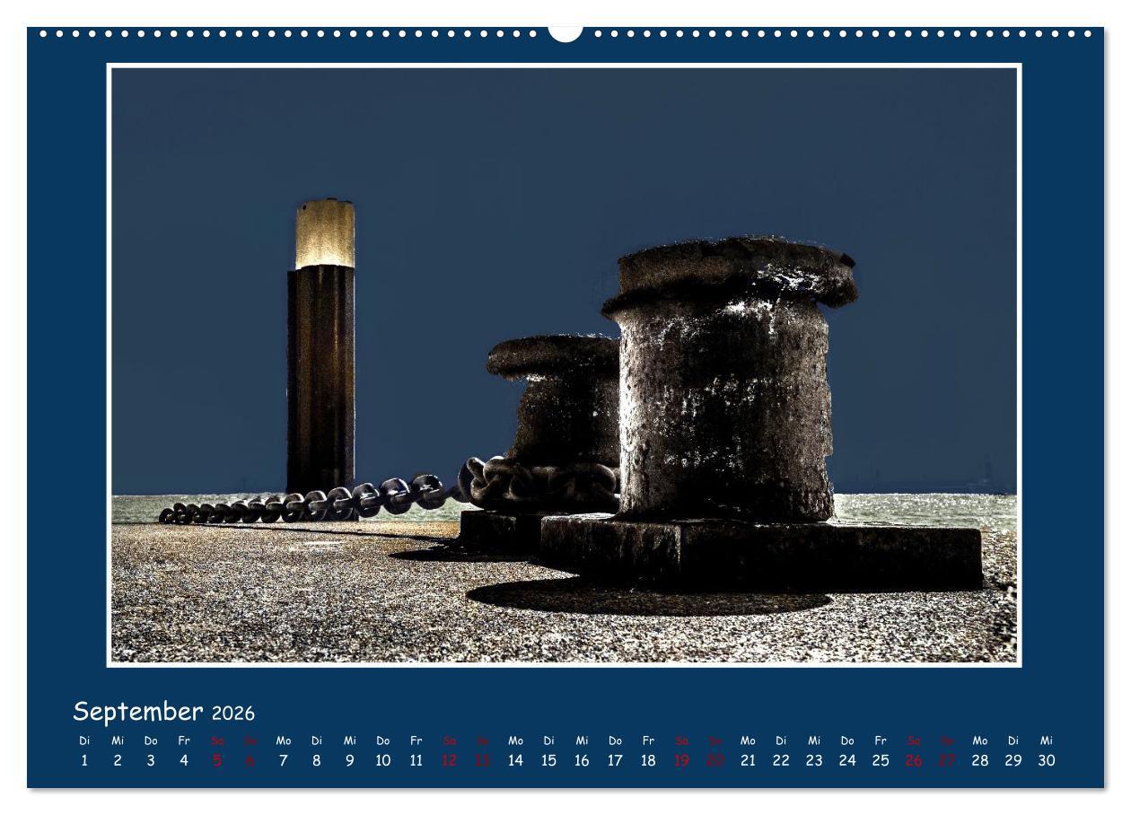 Beispielinhalt (Bild) Maritime Momente (Wandkalender 2026 DIN A2 quer), CALVENDO Monatskalender