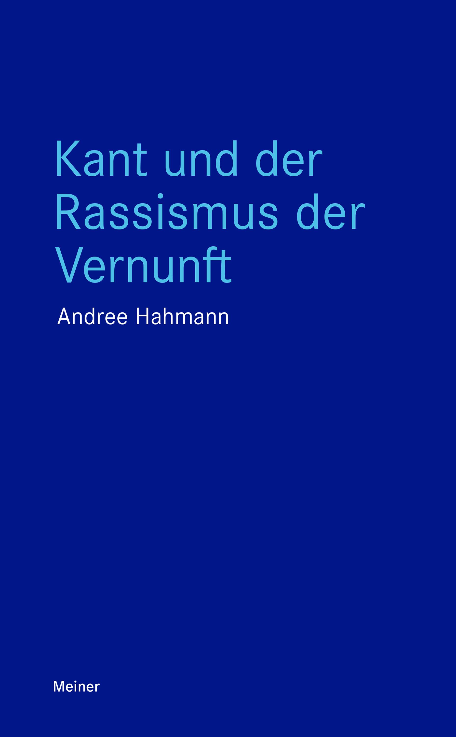 Vorderes Coverbild Kant und der Rassismus der Vernunft
