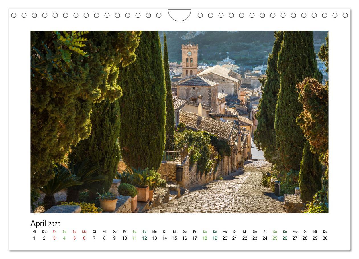 Beispielinhalt (Bild) Sehnsucht nach Mallorca (Wandkalender 2026 DIN A4 quer), CALVENDO Monatskalender