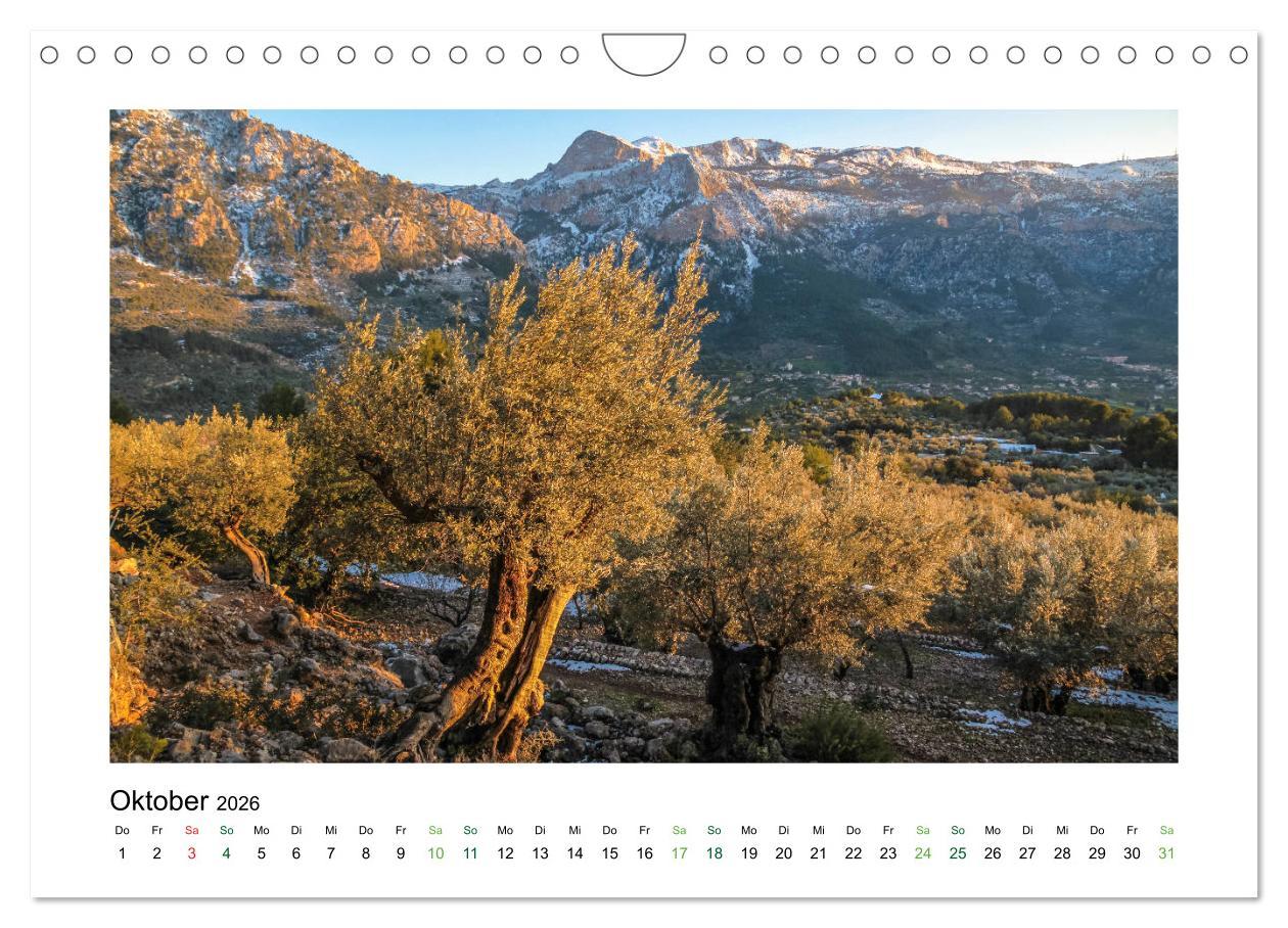 Beispielinhalt (Bild) Sehnsucht nach Mallorca (Wandkalender 2026 DIN A4 quer), CALVENDO Monatskalender