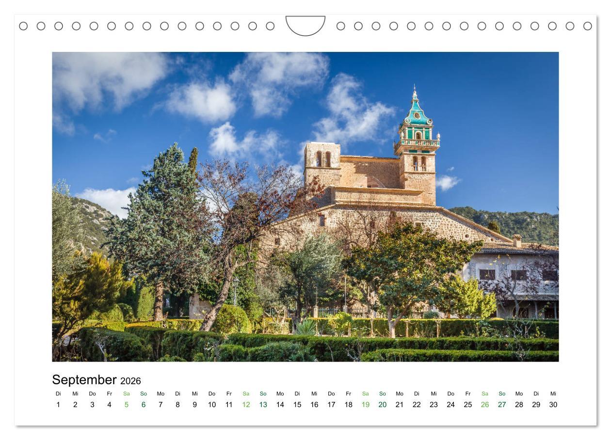 Beispielinhalt (Bild) Sehnsucht nach Mallorca (Wandkalender 2026 DIN A4 quer), CALVENDO Monatskalender