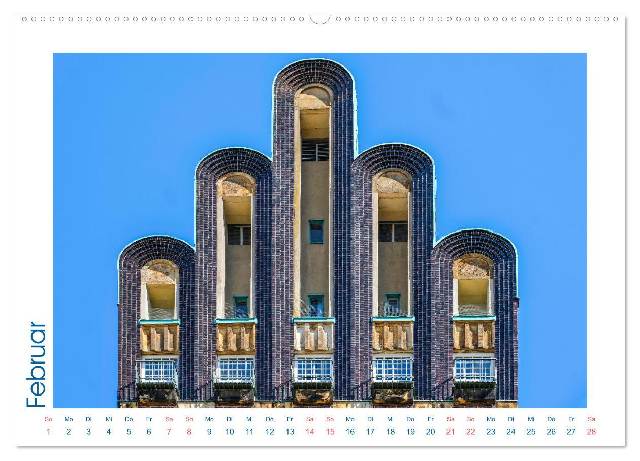 Beispielinhalt (Bild) Blickfang Darmstadt! (Wandkalender 2026 DIN A2 quer), CALVENDO Monatskalender