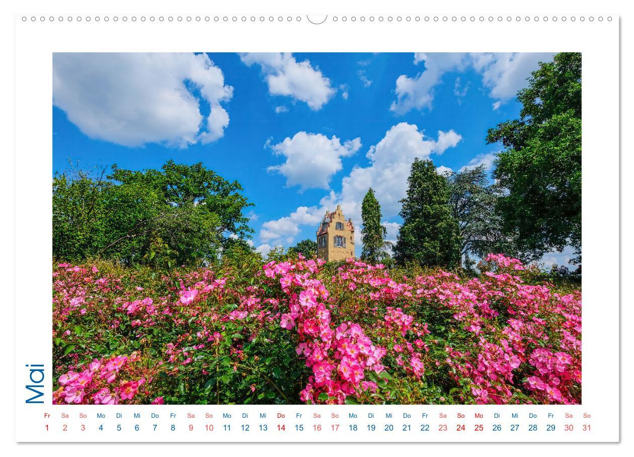 Beispielinhalt (Bild) Blickfang Darmstadt! (Wandkalender 2026 DIN A2 quer), CALVENDO Monatskalender