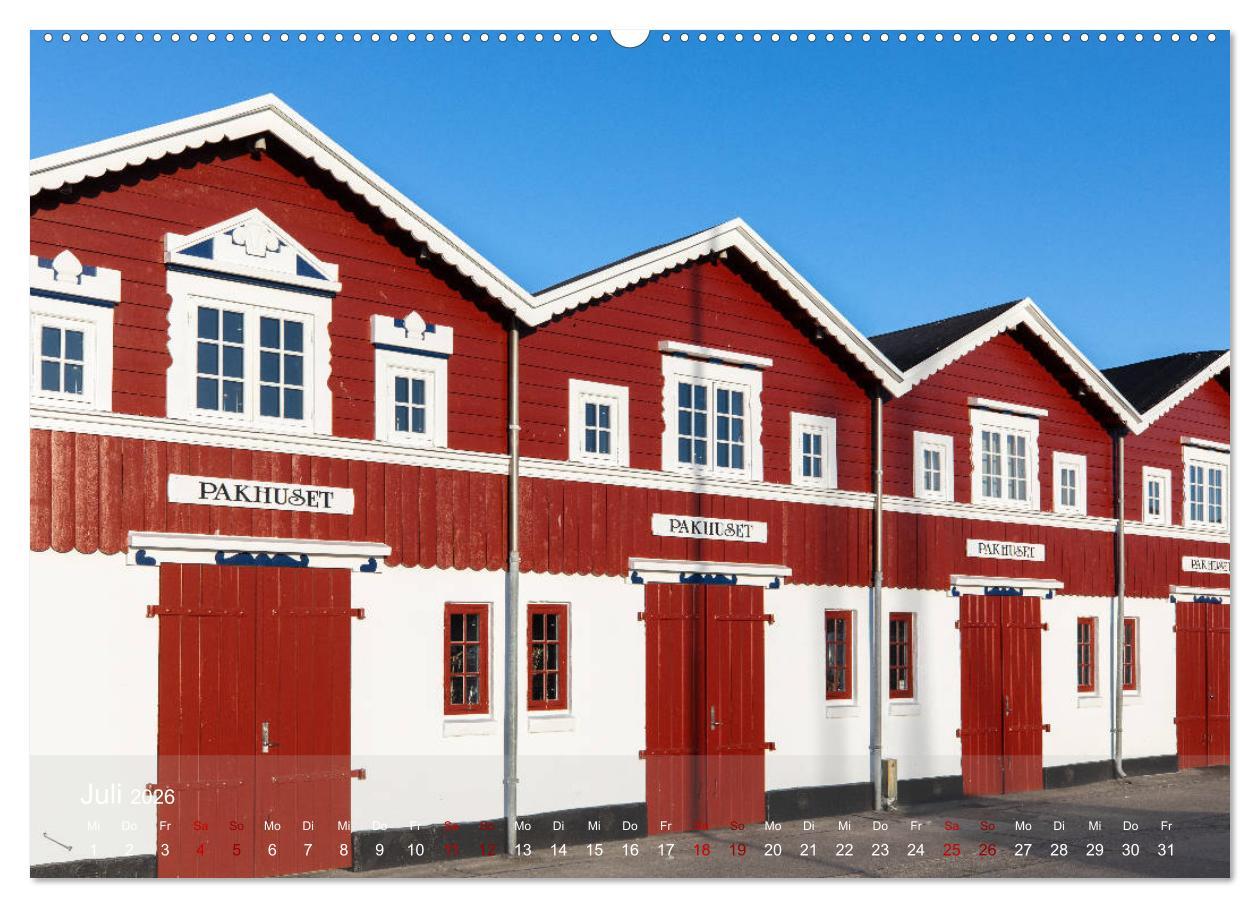 Beispielinhalt (Bild) Sommer in Nordjütland (Wandkalender 2026 DIN A2 quer), CALVENDO Monatskalender