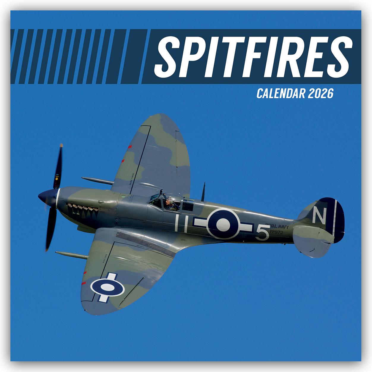 Vorderes Coverbild Spitfires - Spitfire 2026 - 16-Monatskalender