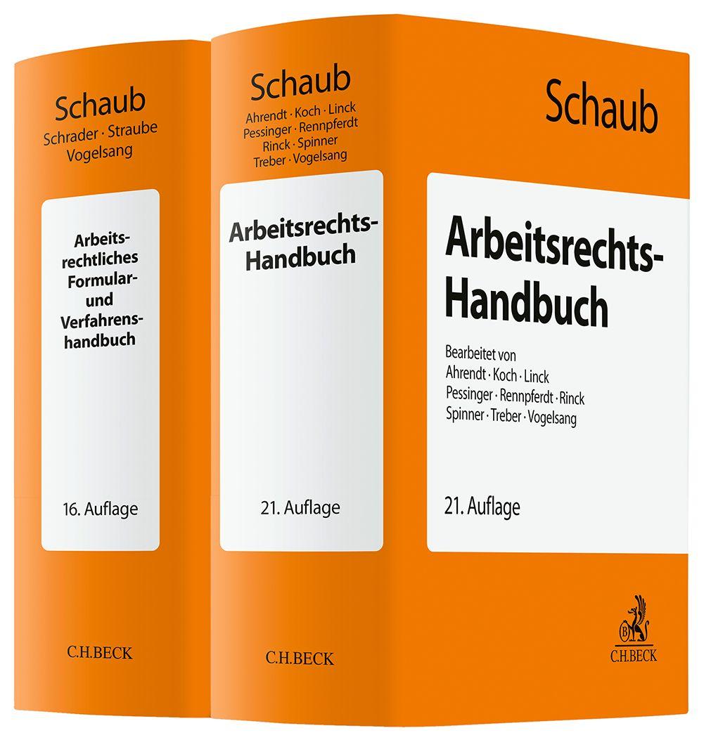 Vorderes Coverbild Arbeitsrechts-Handbuch und Arbeitsrechtliches Formular- und Verfahrenshandbuch
