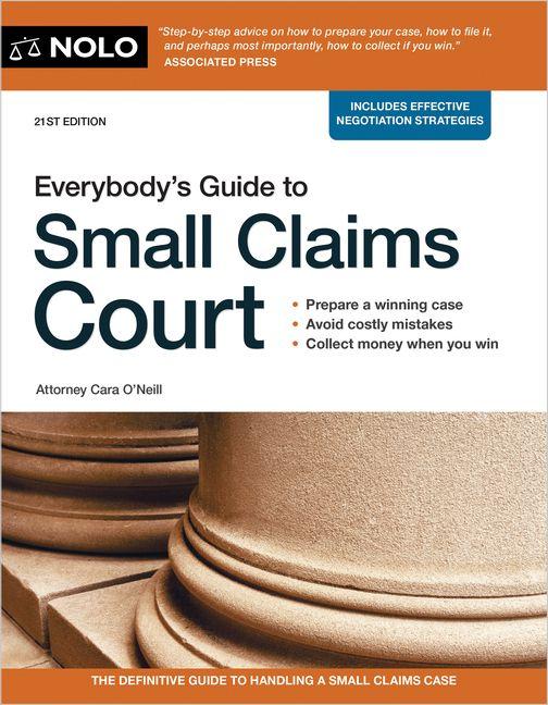 Vorderes Coverbild Everybody's Guide to Small Claims Court