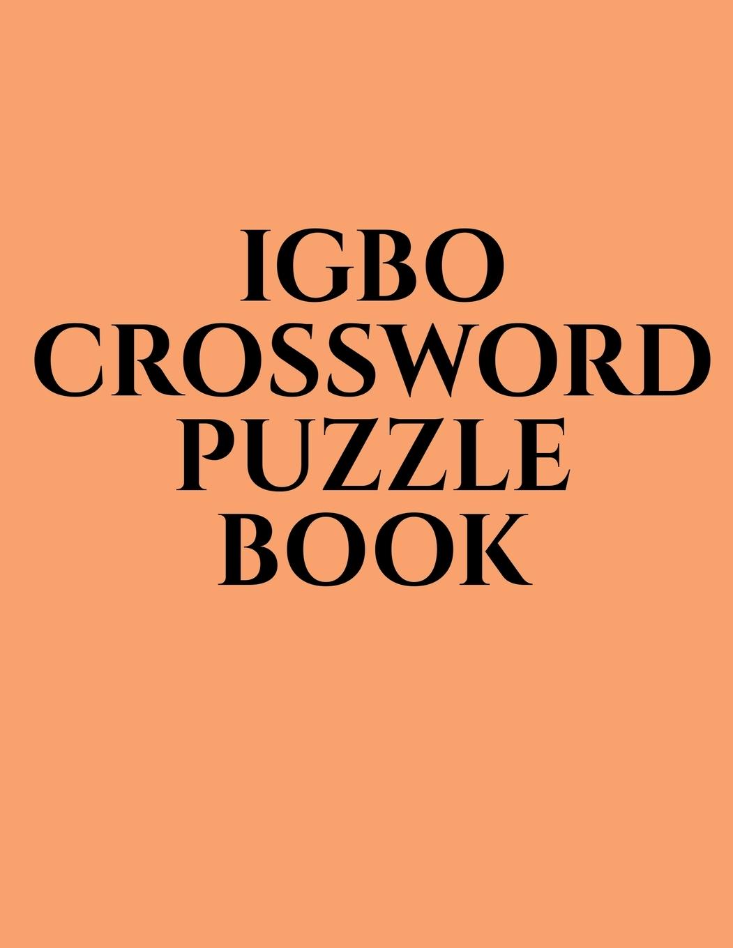 Vorderes Coverbild Igbo Crossword Puzzle Book