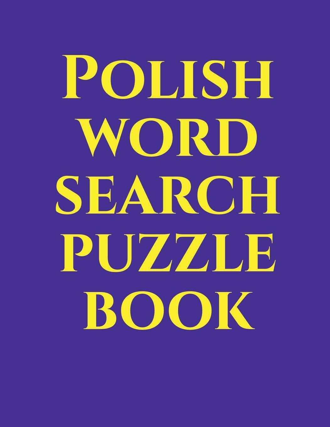 Vorderes Coverbild Polish word search puzzle book