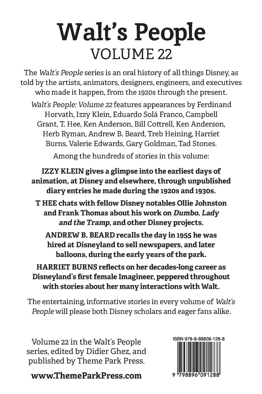 Rückseitencover Walt's People