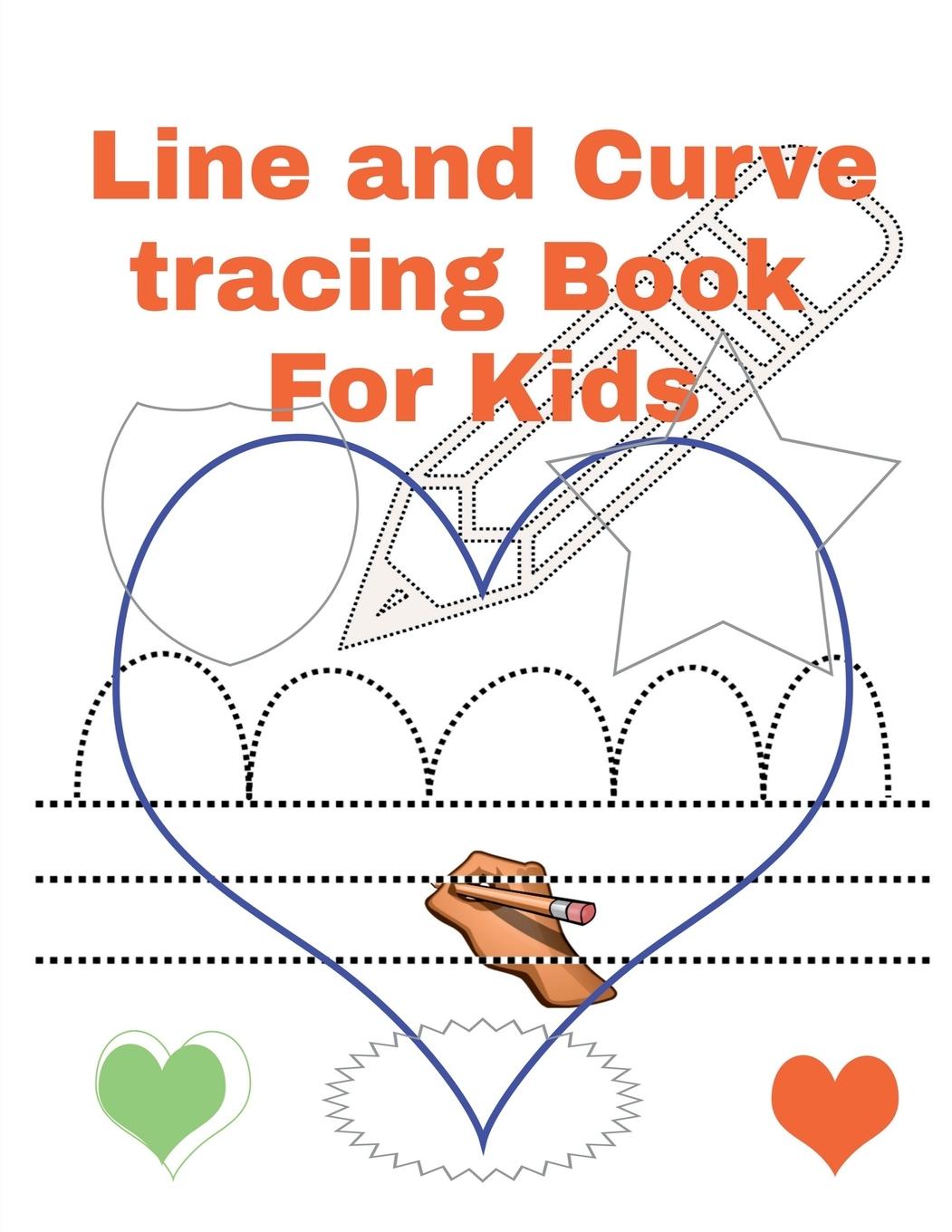 Vorderes Coverbild LIne And Curve tracing Book For kids