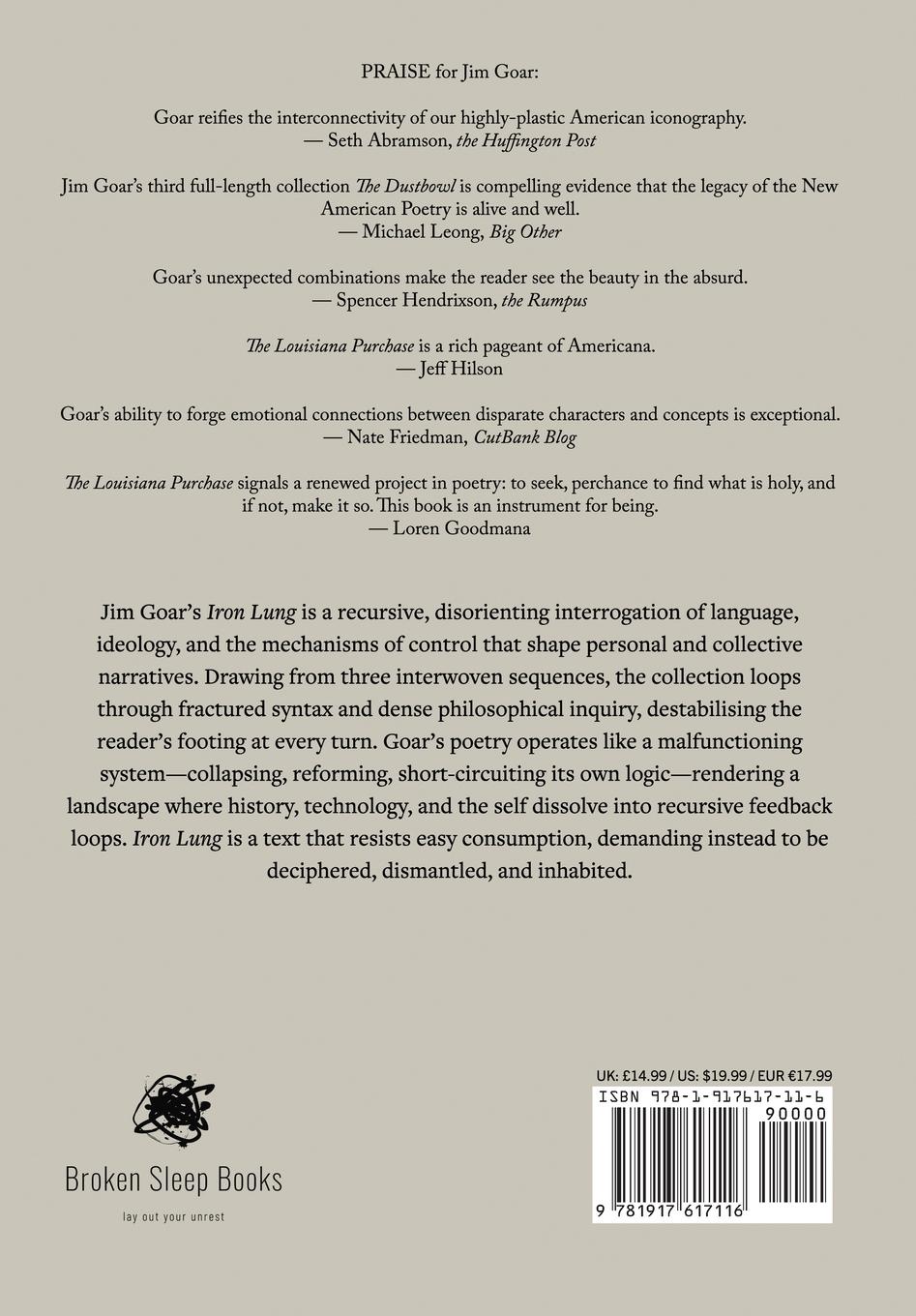 Rückseitencover Iron Lung